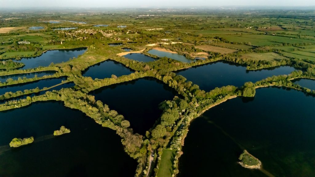 Lower Mill Estate Lakes Aerial Photo 1